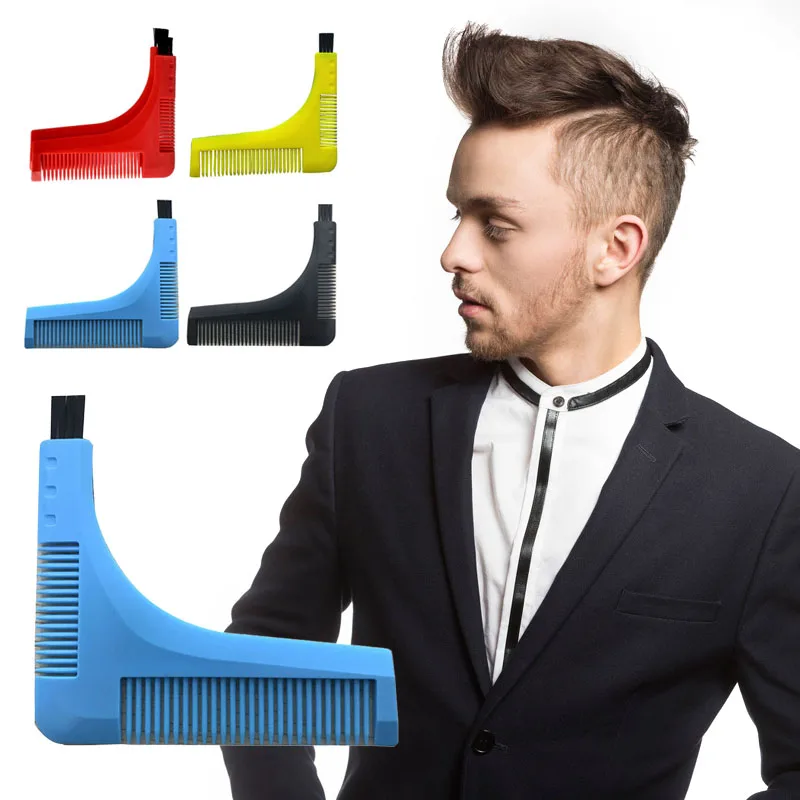 Расческа для мытья бороды прозрачный внешний вид расческа усов расчесывание