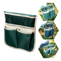 newly 2 pcs tool side bag pockets pouch for garden bench garden kneeler stools gardening bags storage bags home items