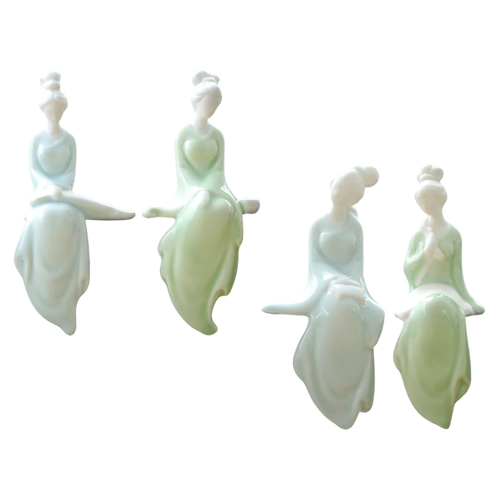 Домашнее украшение фигурка женщины современные керамические аксессуары для