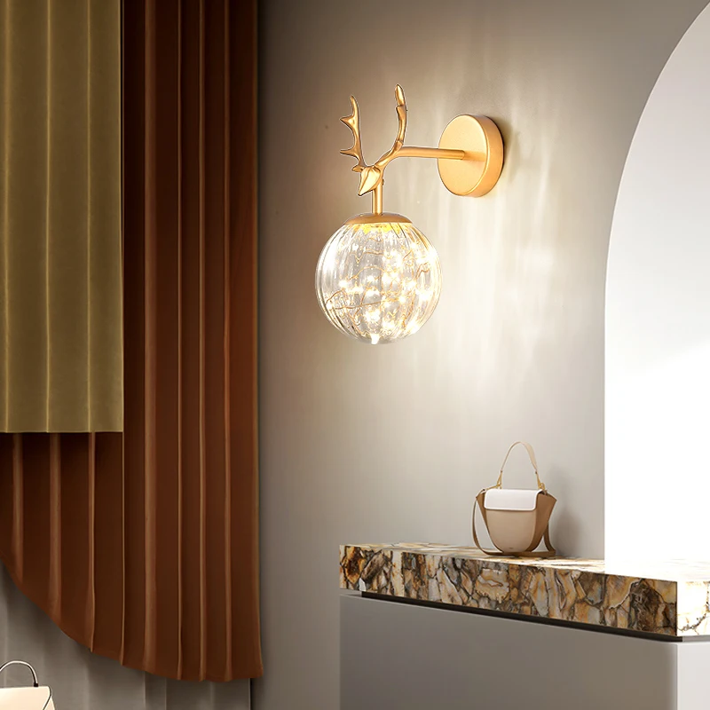 

Fashion LED Wall light Beside lamp for Bedroom kitchen shower room Modern indoor home Wall lamp Gold&Black aluminum Fixtures