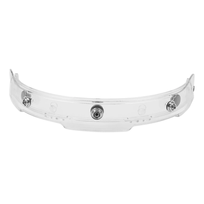 

Flip up Base Attachment Clear Lens Shield Visor For 3 Snaps Open Face Helmet