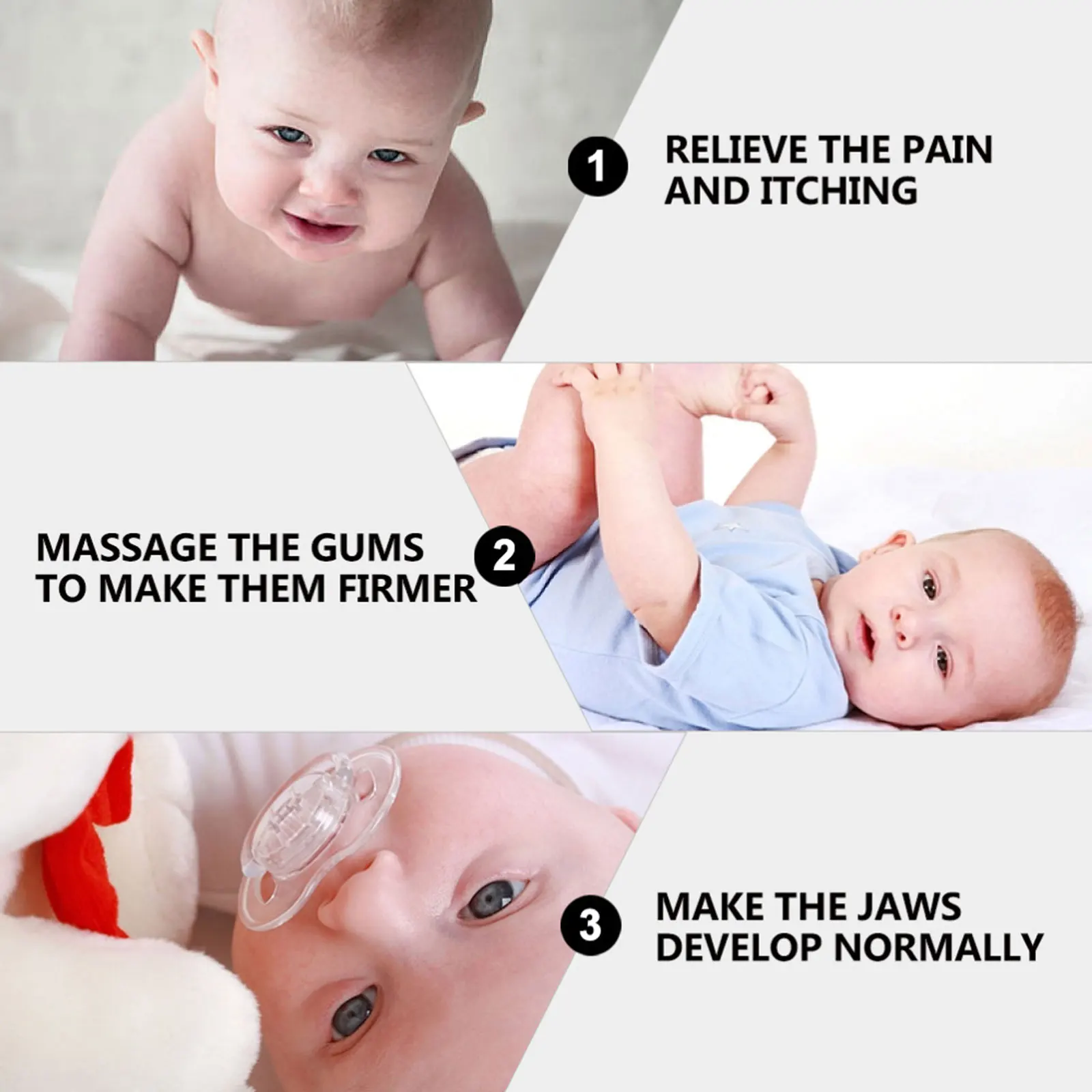 

nfant Baby Teething Toy, Cute Mushroom Teether Gum Smoother for Sucking Pulling Needs