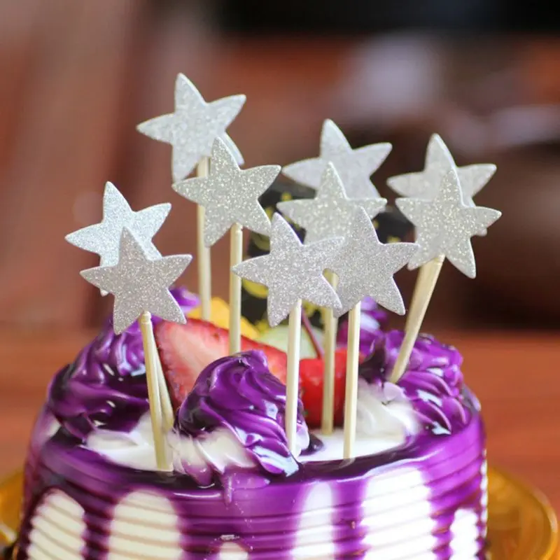 10 шт. декоративные топперы для торта на день рождения | Дом и сад