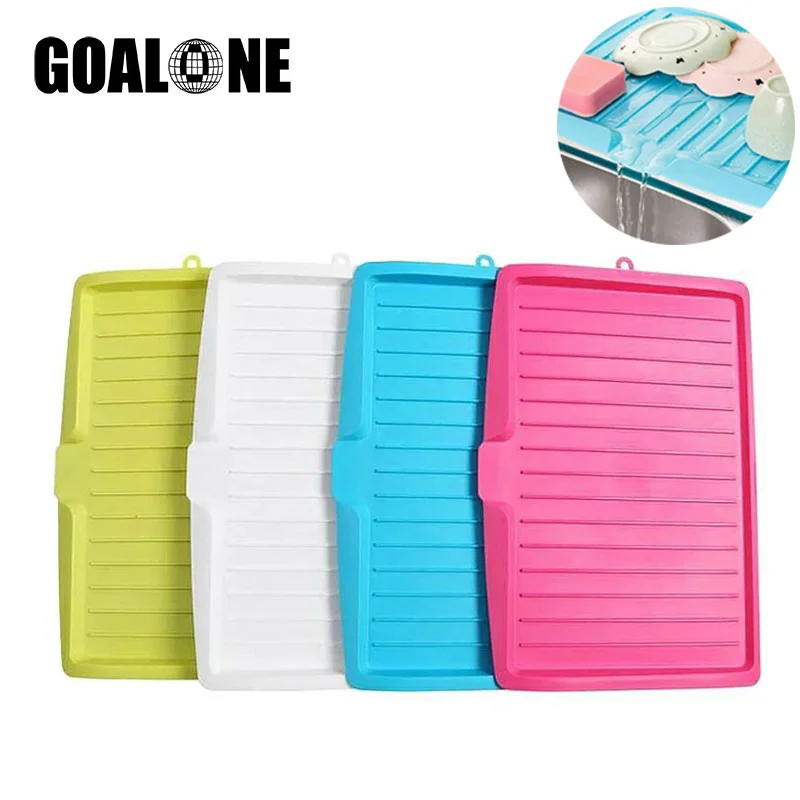 Поднос для сушки посуды GOALONE коврик пластиковая доска кухонный полезный