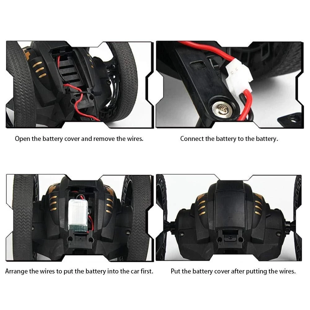 Радиоуправляемый автомобиль вращающийся на гибких колесах новая Обновленная