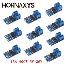 10pcs 15A 400W MOS FET Trigger Switch Drive Module PWM Regulator Control Panel for arduino DC 5V 12V 36V