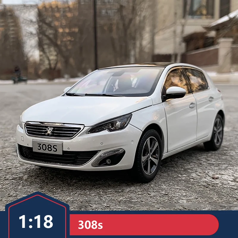 

Original 1:18 Dongfeng Peugeot 308S alloy simulation car model birthday gift