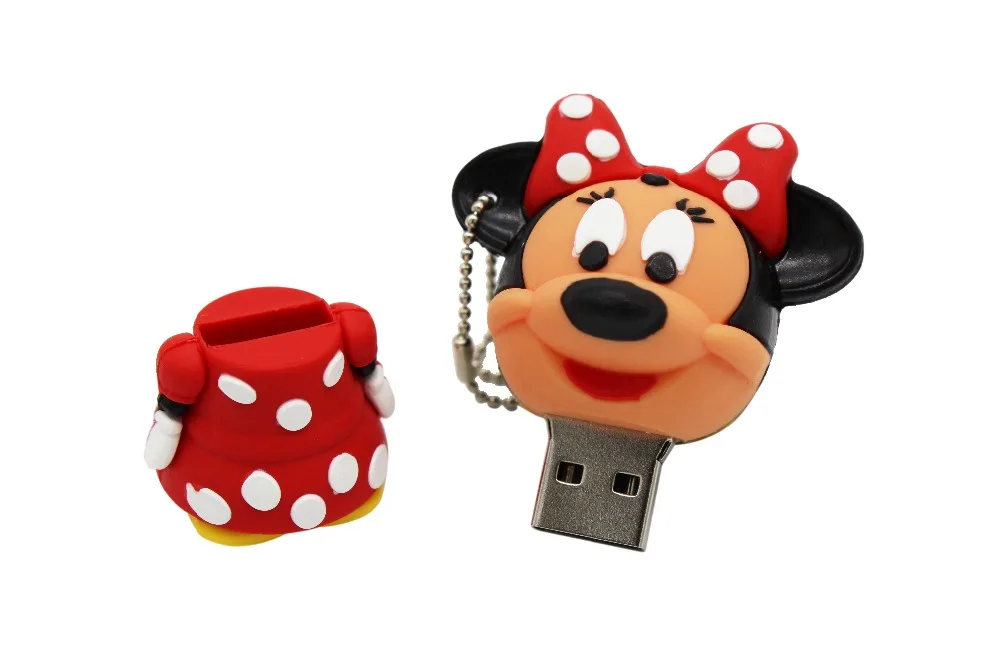 Надпись ME мультфильм 64 Гб Милый Минни и Микки USB флэш-накопитель 4 ГБ 8 ГБ 16 ГБ 32 ГБ Флешка USB 2,0 Usb