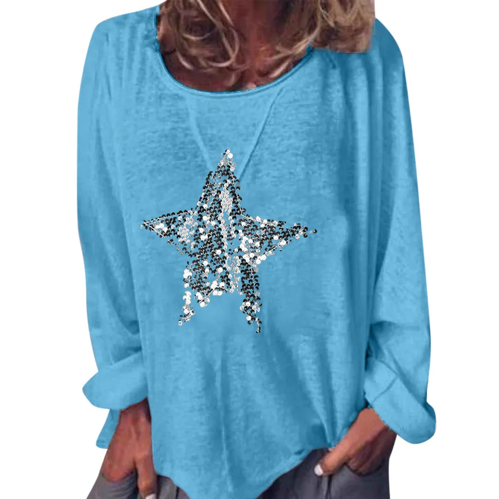 Расшитая блестками верхняя одежда с длинными рукавами и круглым вырезом для