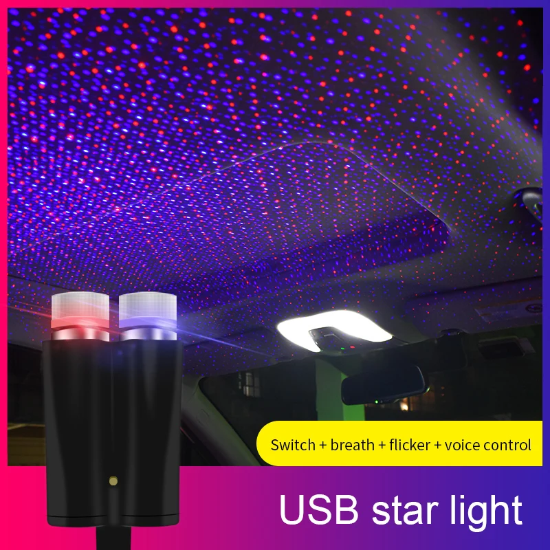 

LED Star Night Light 5V USB Interface Is Suitable For Car Roof Room Ceiling Decoration Light Gift Plug And Play Free Shipping
