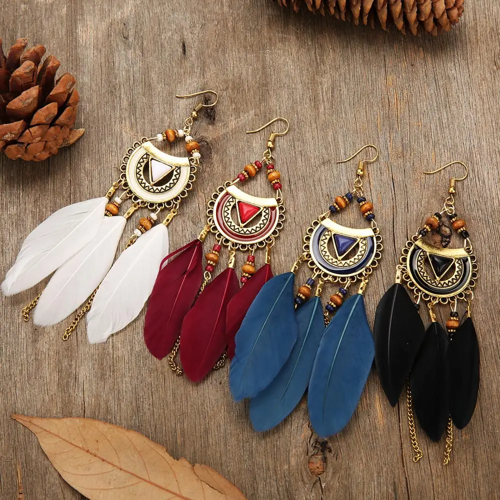 Винтажные серьги подвески в виде капель воды 12 цветов|Серьги-подвески| |