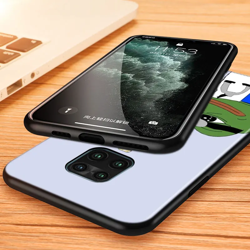 

Silicone Case Cute Frog Meme Animal funny For Xiaomi Redmi Note 9 9S Max 8T 8 7 6 5 Prime Pro 5A 4X 4 Soft Phone Case