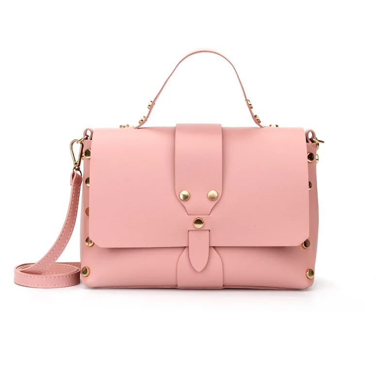 2020 маленькие модные сумки на плечо с заклепками женские брендовые роскошные