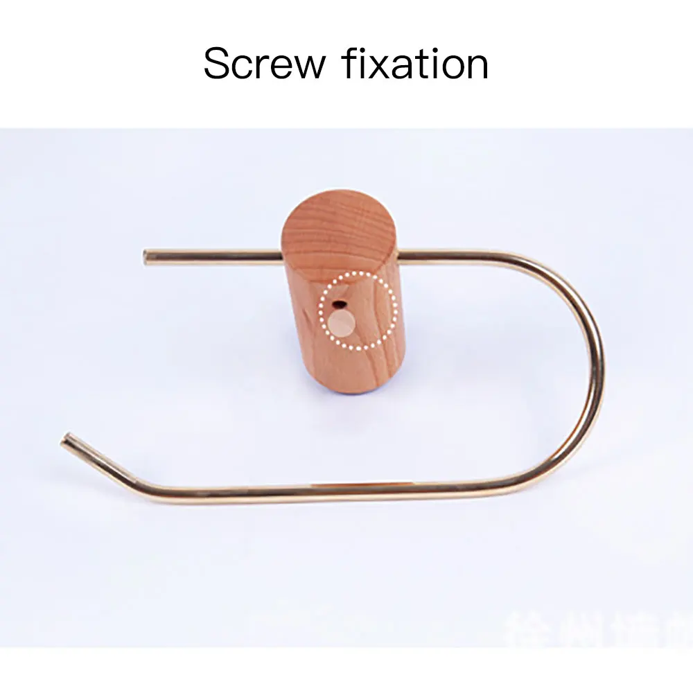 Креативный держатель для туалетной бумаги в скандинавском стиле из латуни