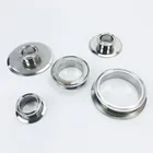 Переходник короткий с тройным зажимом 1,5 дюйма (38 мм) OD50.5 x 3 дюйма (76 мм) OD91, санитарный разъем из нержавеющей стали 304