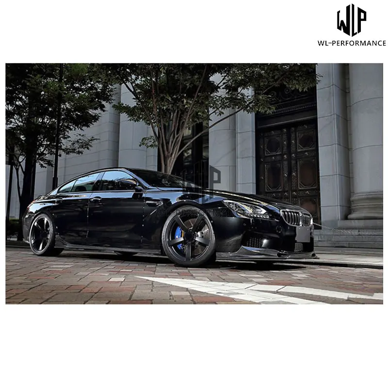 Передний сплиттер для губ F06 F12 F13 из углеродного волокна автомобильный Стайлинг