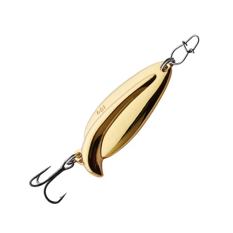 APADA Spoon 035 Забавный тройной крючок 5g 10g 15g 38 49 55мм перьевая металлическая ложка