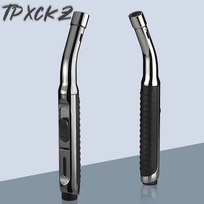 Супер длинные Кухня Пособия по кулинарии фонарь Зажигалка металлических газовых