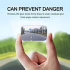 AuMoHall 1 пара широкоугольное выпуклое зеркало автомобильное зеркало заднего вида зеркала для слепых зон прямоугольное зеркало заднего вида