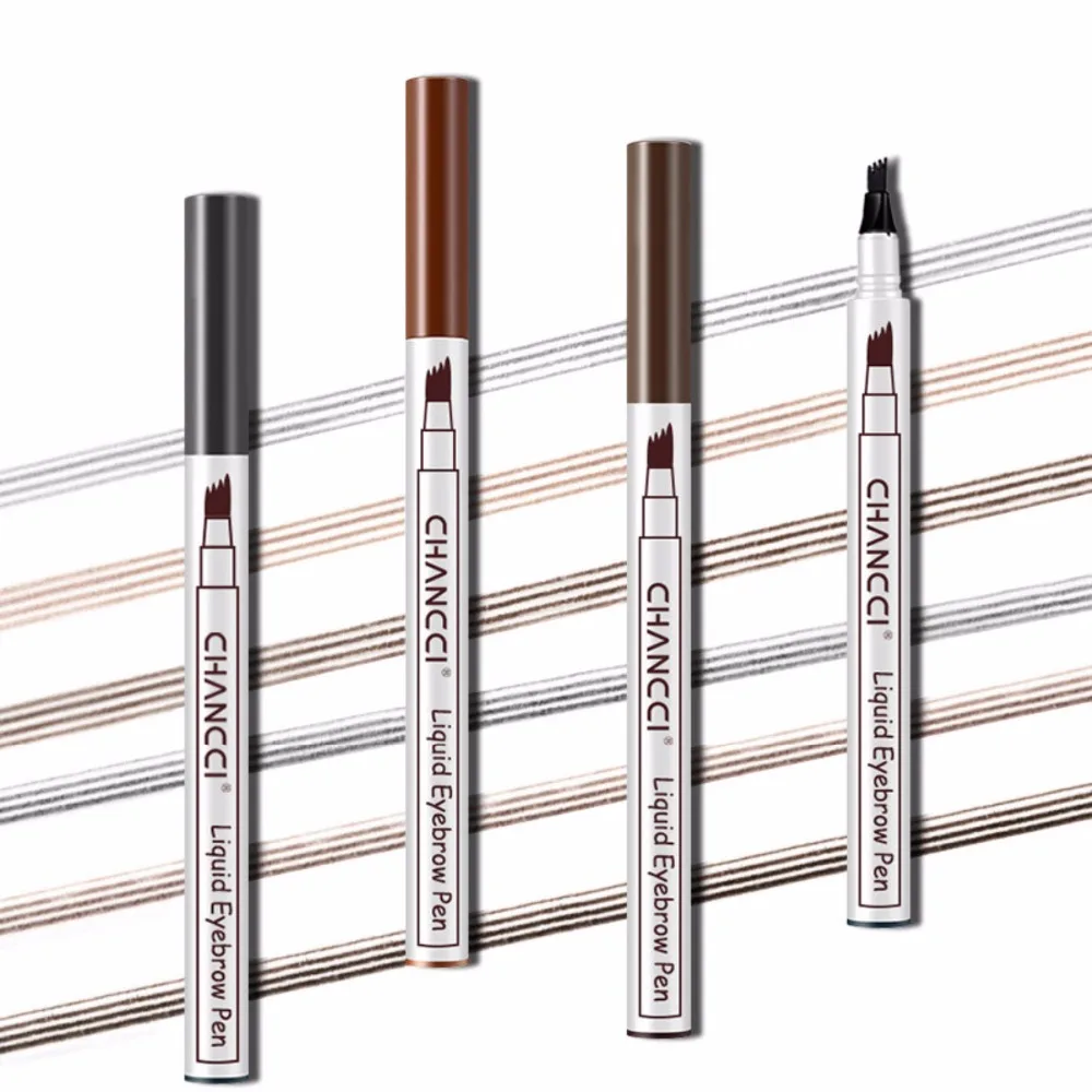 1 шт. микроблейдинг карандаш для бровей водонепроницаемый вилка кончик