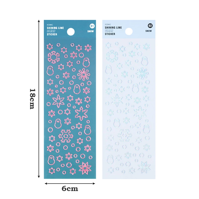 

Прозрачные блестящие наклейки в форме радиуса, канцелярские принадлежности, альбом «сделай сам», дневник, альбом для скрапбукинга, украшен...