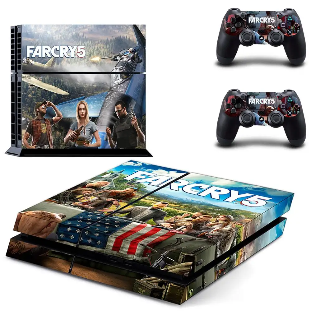 Far Cry 5 PS4 наклейка s виниловая PS 4 Кожа Наклейка Play station наклейки крышка Pegatinas для