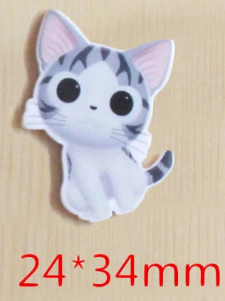 5 50 шт. 5 стилей микс милый мультфильм лев медведь кошка кролик Flatback Смола Кабошон животные плоское украшение из смолы DIY ремесло для украшения дома - Цвет: 5