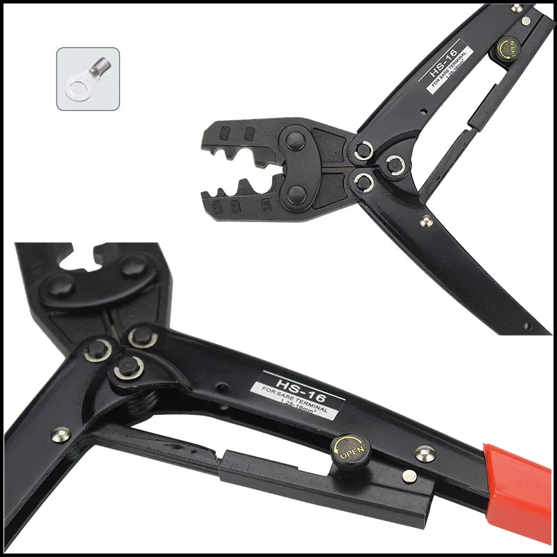 

FASEN tool Plier HS-16 Non-insulated terminal crimping tool 1.5-16mm2 AWG15-5 Length 270mm crimping cap for insulated terminals