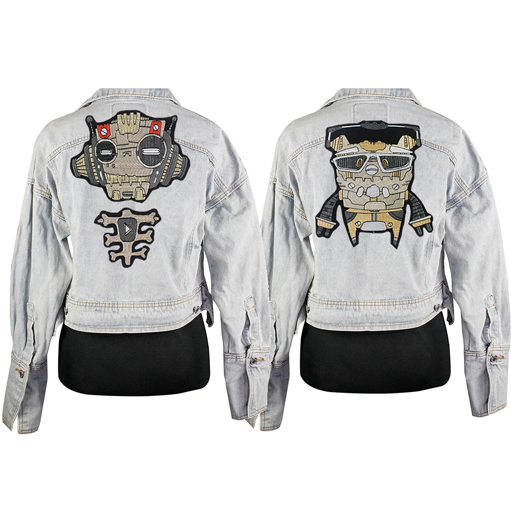 Супер крутые патчи для одежды с роботом нашивки вышивкой Mr Robot | Дом и сад