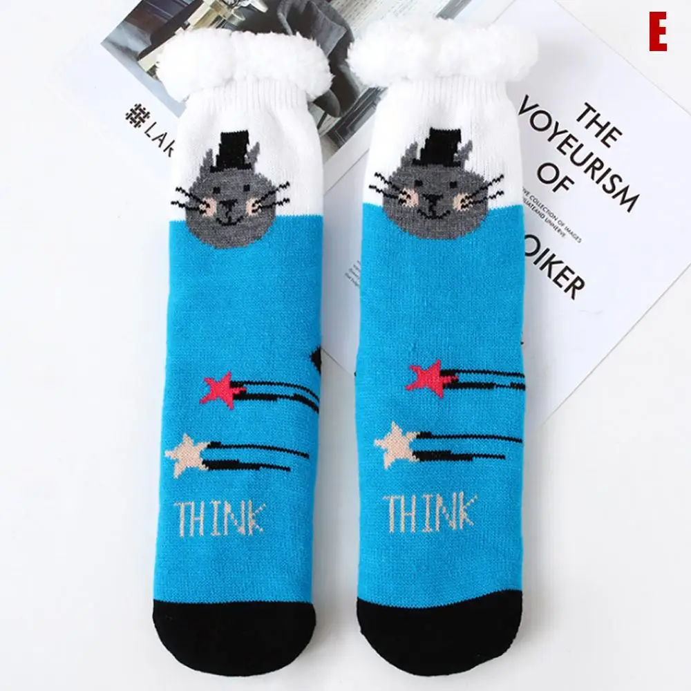 Лидер продаж Зимние длинные утепленные флисовые Носки с подкладкой Женские