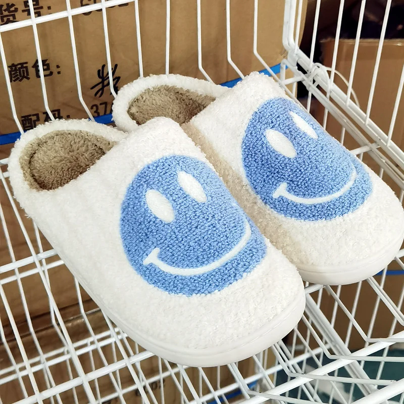 

Women Winter House Slippers Solid Shoes Non-slip Soft Autumn Men House Slippers Warm Indoor Bedroom Lovers Couples Floor Slides