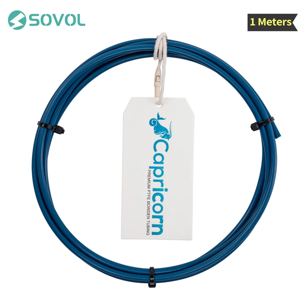 Трубка из ПТФЭ Sovol Capricorn оригинальная синяя 1 м для филамента 75 мм Premium новая трубка