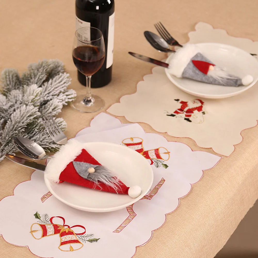 Рождественские украшения креативный ножевой и вилочный набор столовых приборов