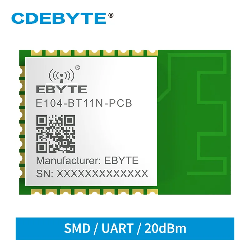 

Ebyte E104-BT11N-PCB BLE Mesh Networking 20dBm PCB Antenna Ad Hoc Wireless Transceiver Reciever EFR32 2.4GHz Blutooth Module