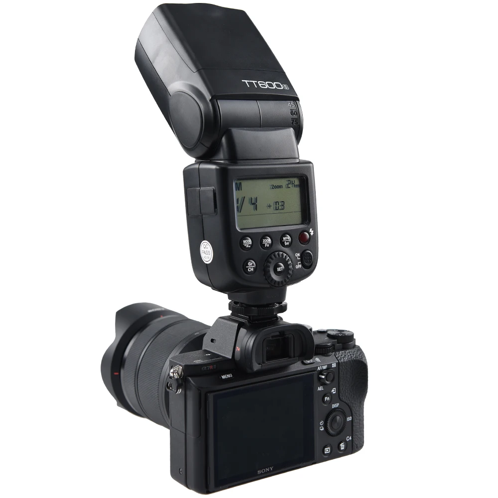 Вспысветильник GODOX TT600S GN60 Master Slave Speedlite 2 4G Беспроводная система X для камеры Sony DSLR