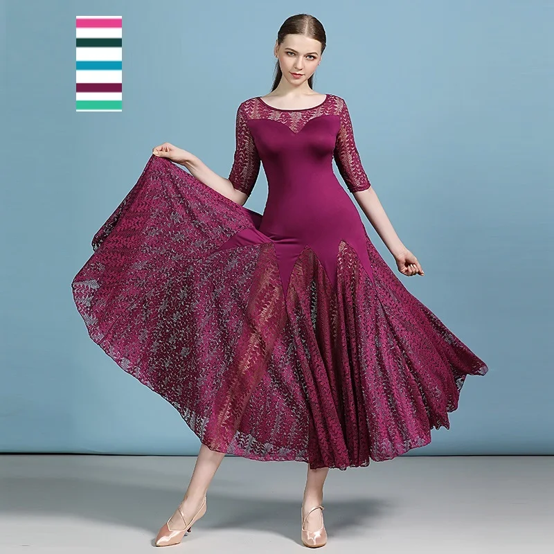 

cheap ballroom dresses latin tango costume flamenco dress waltz cheap dance costume foxtrot dance dress women dance wear lace