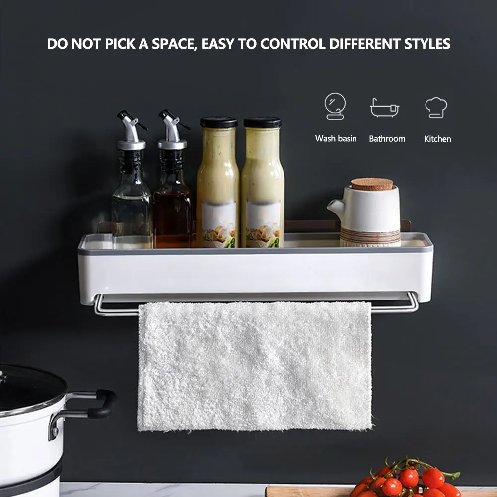 Полка для ванной комнаты настенная полка шампуня держатель душа кухонная