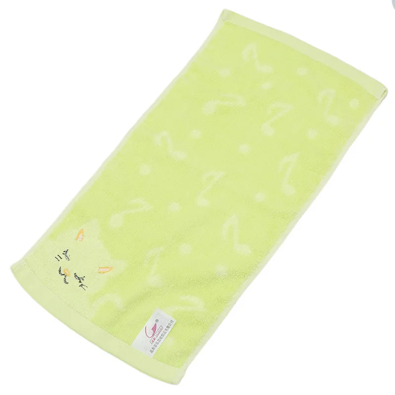 

Cartoon Cat Design Strong Water Absorbing Children Hand Towel 25x50cm Bamboo Fiber Kids Face Bathing Shower Towel New