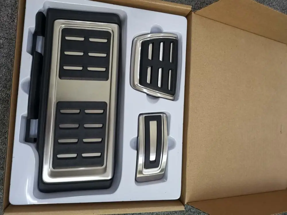Высокое качество! Педаль тормоза из нержавеющей стали для VW Golf 7 Passat B8 Tiguan