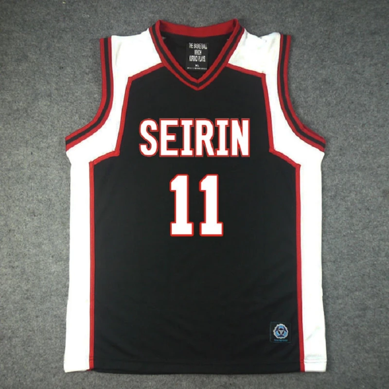 

BG basketball jerseys SEIRIN 4# 5# 6# 7# 8# 9# jersey Outdoor sportswear training Gym clothes Hip-hop culture movie WHITE black