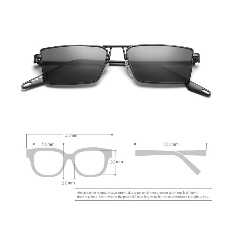 

Sunglasses 2021 Fashion Small Box Metal Frame Rectangle Glasses The New Vintage Men and women Luxury Designer Driving Eyeglasses
