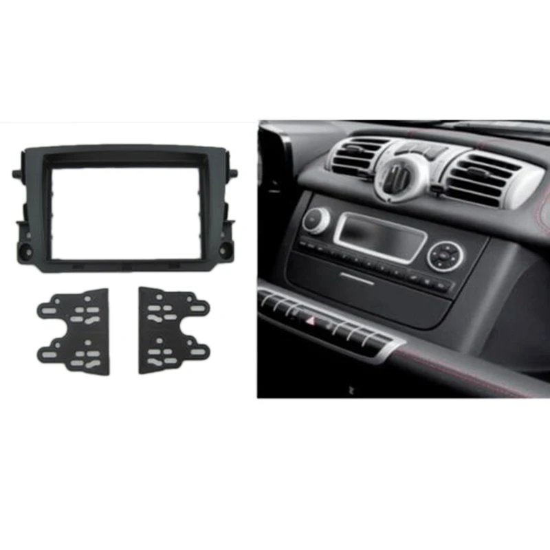 Автомобильная стереомагнитола 2Din панель Fascia рамка для Mercedes Benz Smart Fortwo 2011