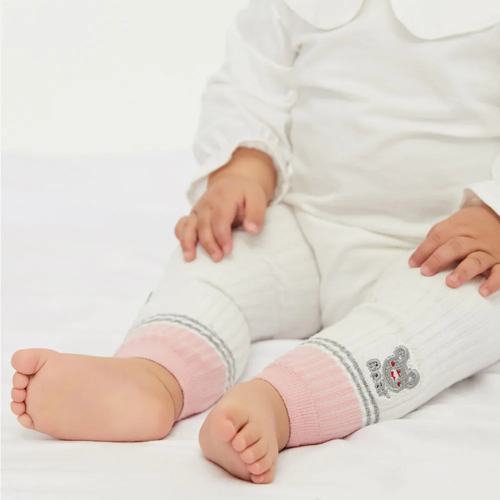 Трикотажные леггинсы для новорожденных милые детские штаны закрытый эластичный