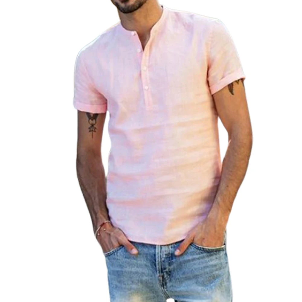 

Men Shirt Summer Top Camisas Para Hombre Smart Casual Shirts Short Sleeve Pullover Men Clothing Tops Shirts for Men