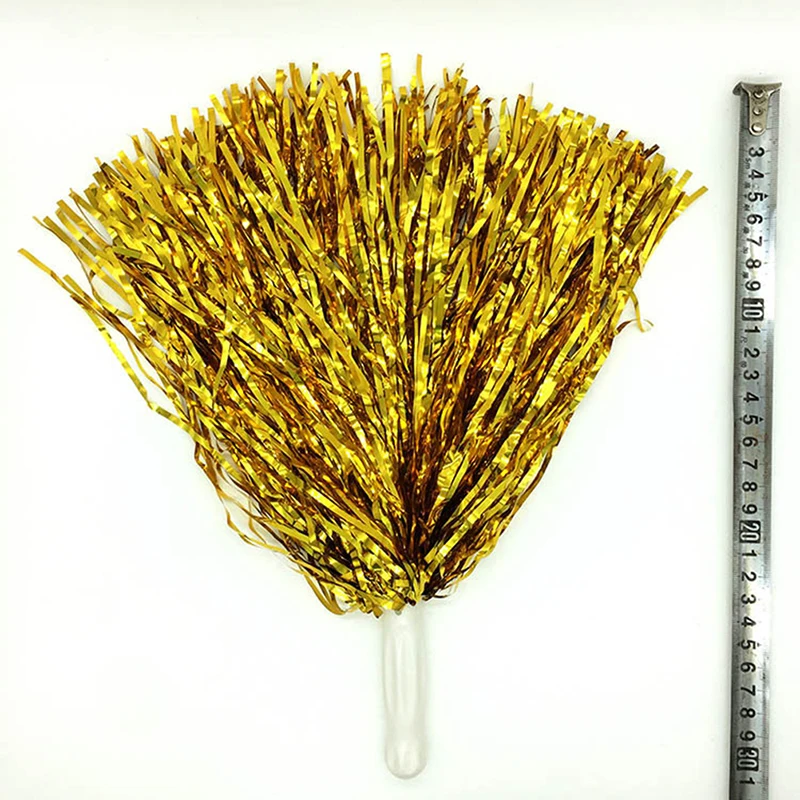 1PC 20CM Cheer Dance Sport Competition Cheerleading Pom Poms Flower Ball For for Football Basketball Match Pompon Children Use - купить по