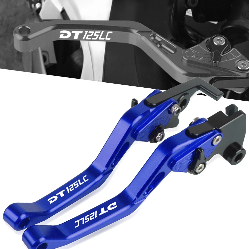 

CNC мотоциклетные Регулируемые рычаги тормозной муфты для Yamaha DT125LC MK2 & MK3 DT125 LC DT 1985 - 1989 1986 1987 1988 аксессуары