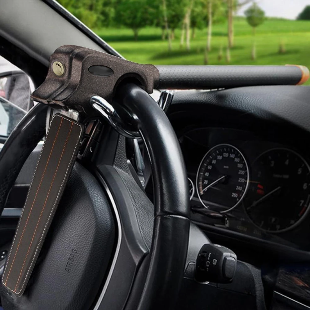 

Universal Car Steering Wheel Lock Foldable Anti-Theft Security Car Locks Auto Steering Lock Anti Theft Protection T-Locks
