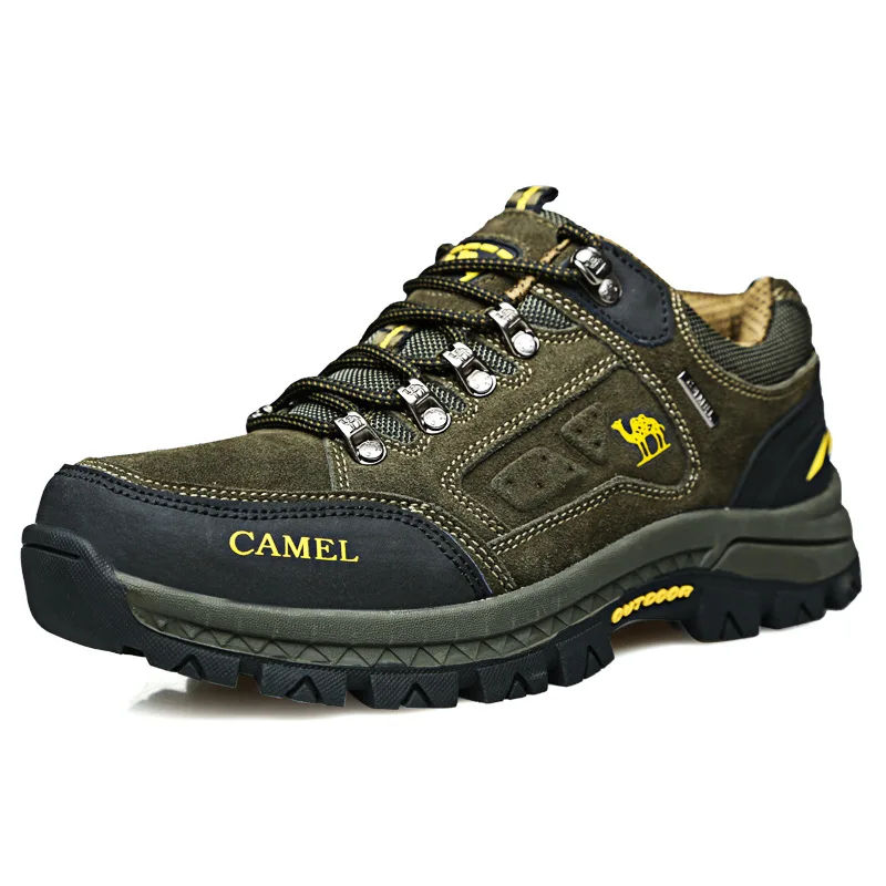 

Men Genuine Leather Hiking Shoes Waterproof Non-slip Sports Outdoor Shoes Climbing Trekking Shoes Men Sneakers Zapatos De Hombre