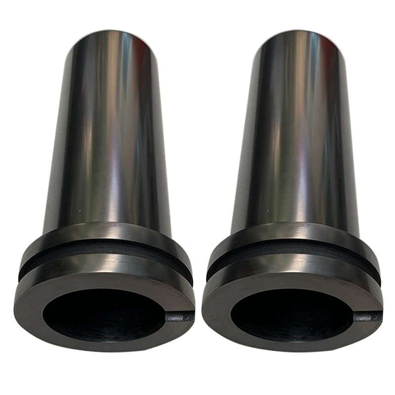 

2X Graphite Crucible, High Purity Graphite Crucible, Melting Gold, Silver, Copper, Furnace Casting Mould (2 KG&1 KG)