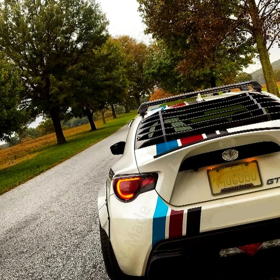 

Car styling Carbon Fiber Matte Black Ducktail Rear Wing Spoiler Trunk Spoiler GT86 BRZ FR-S AG Sport Style Spoiler 2013-2019